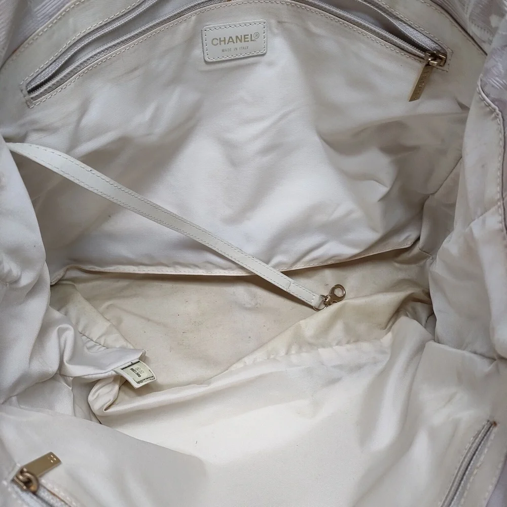 Chanel Tan Travel Line Tote - Picture 8 of 10